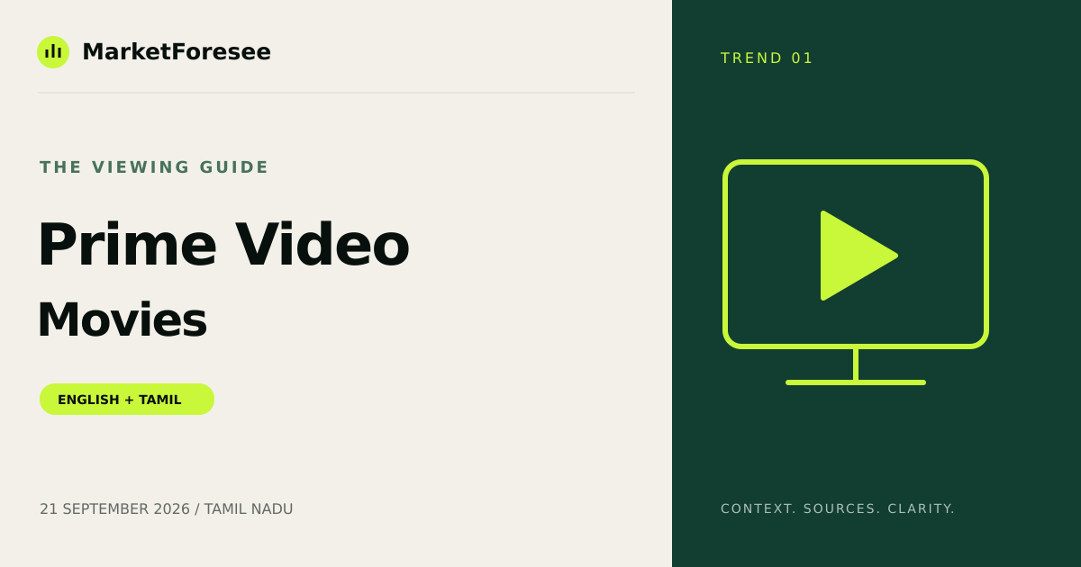Prime Video படங்கள்: தமிழில் பார்க்க மூன்று தேர்வுகள், கட்டணம் மற்றும் மொழியைச் சரிபார்க்கும் வழிகாட்டி